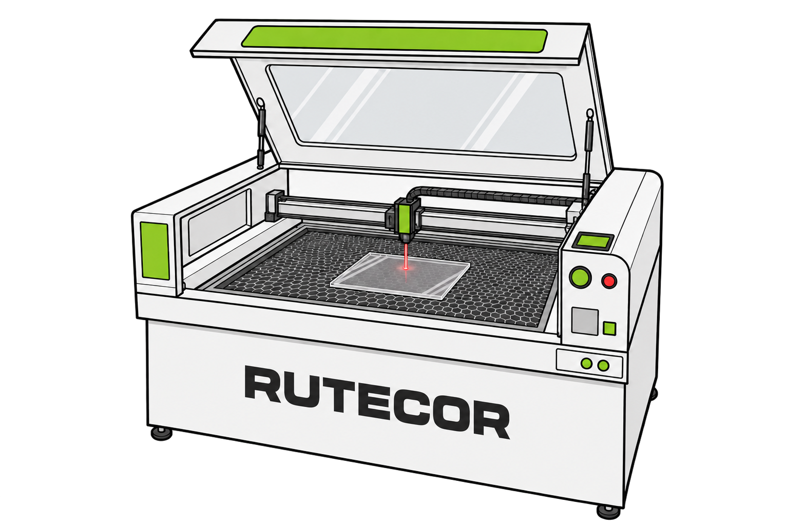 Máquina láser CO₂ Rutecor